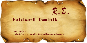 Reichardt Dominik névjegykártya